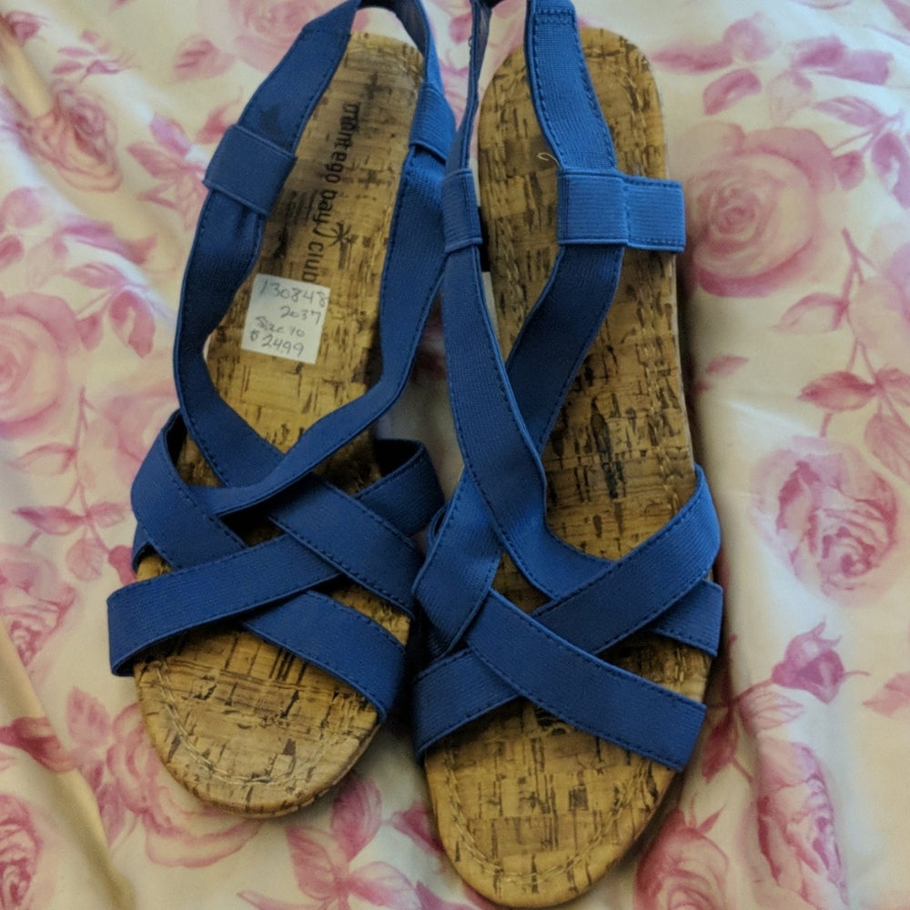 Blue wedges